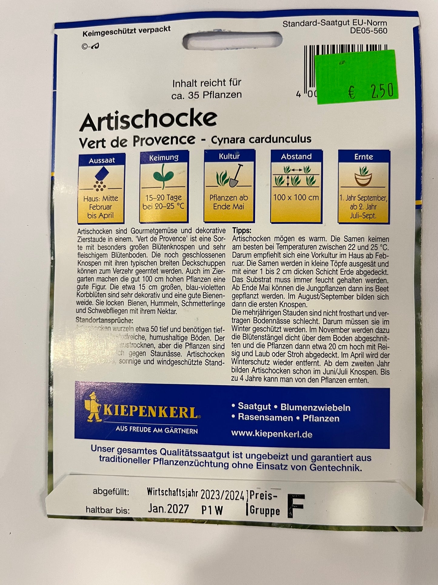 Artischocke Vert de Provence