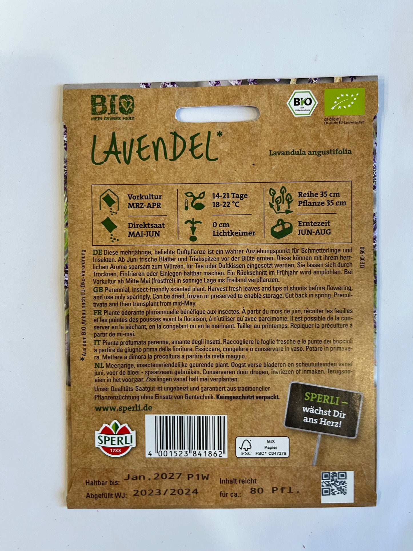 Bio-Lavendel