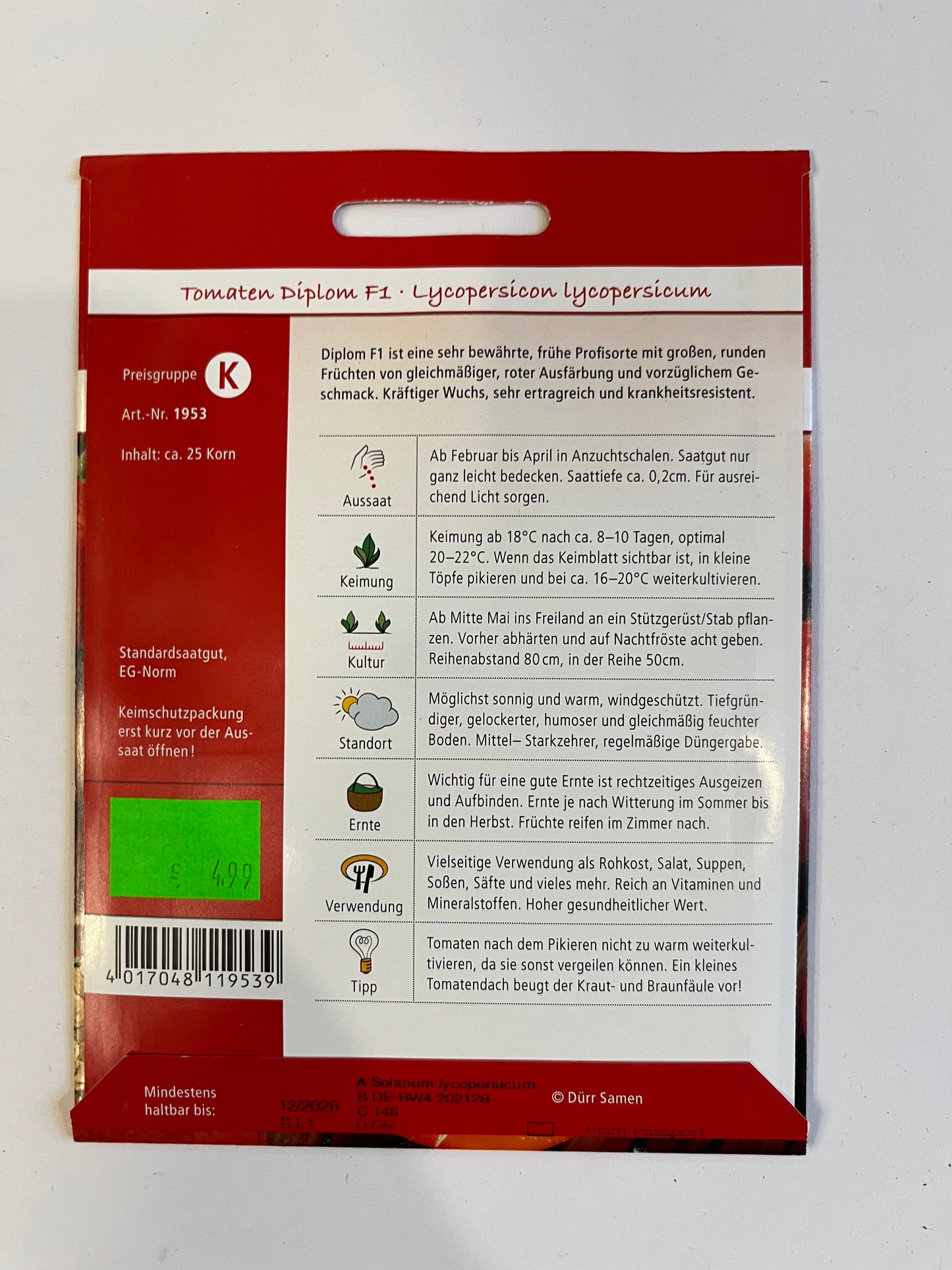 Tomate Diplom F1-Hybride