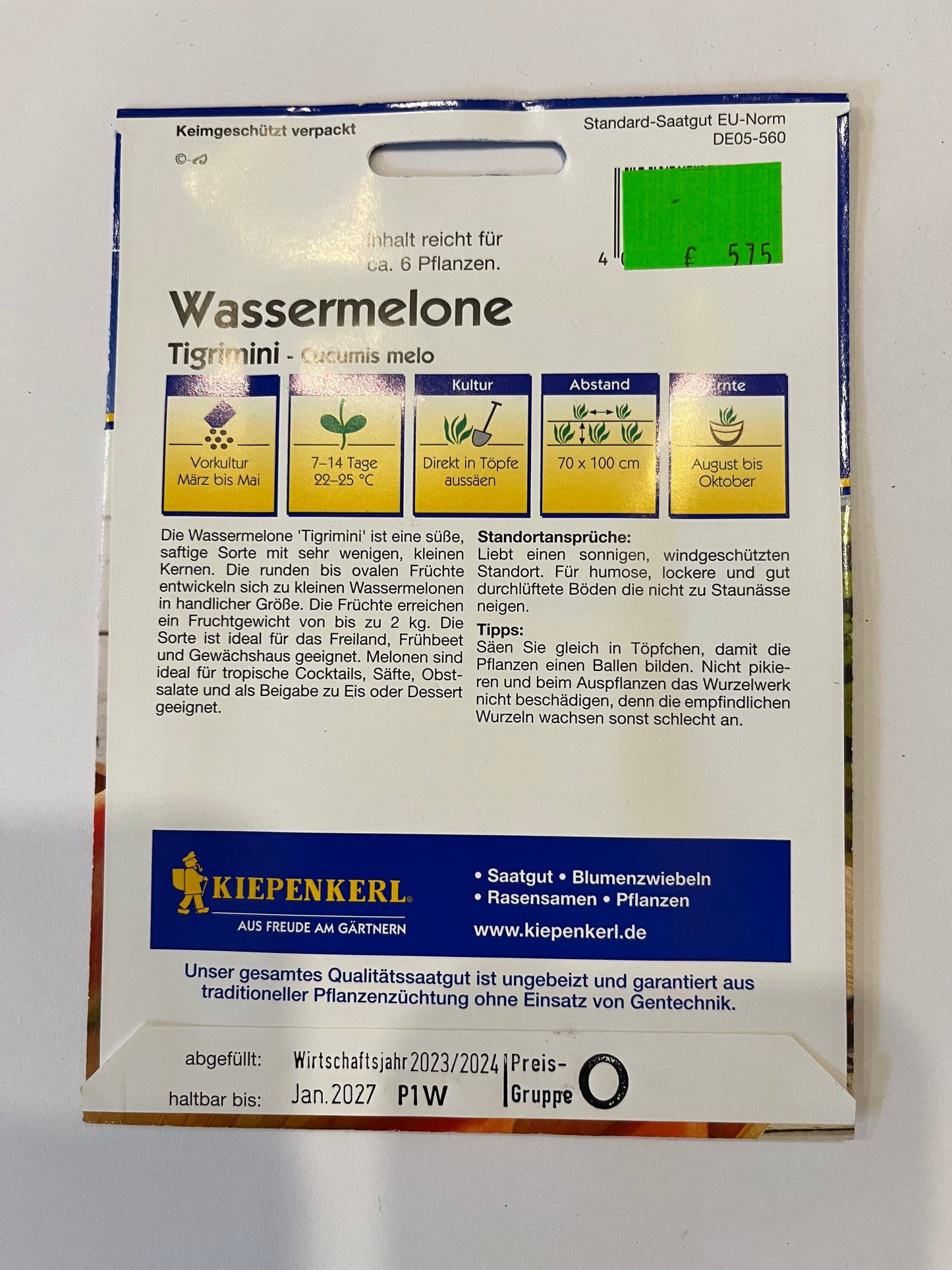 Melone, Wassermelone Tigrimini