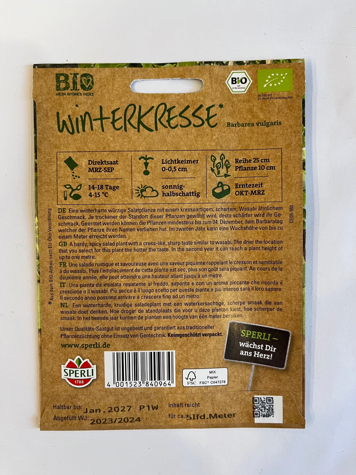 Bio- Winterkresse
