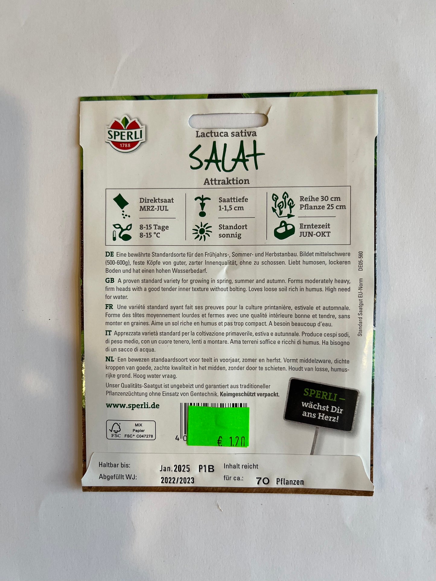 Kopfsalat Atttaktion