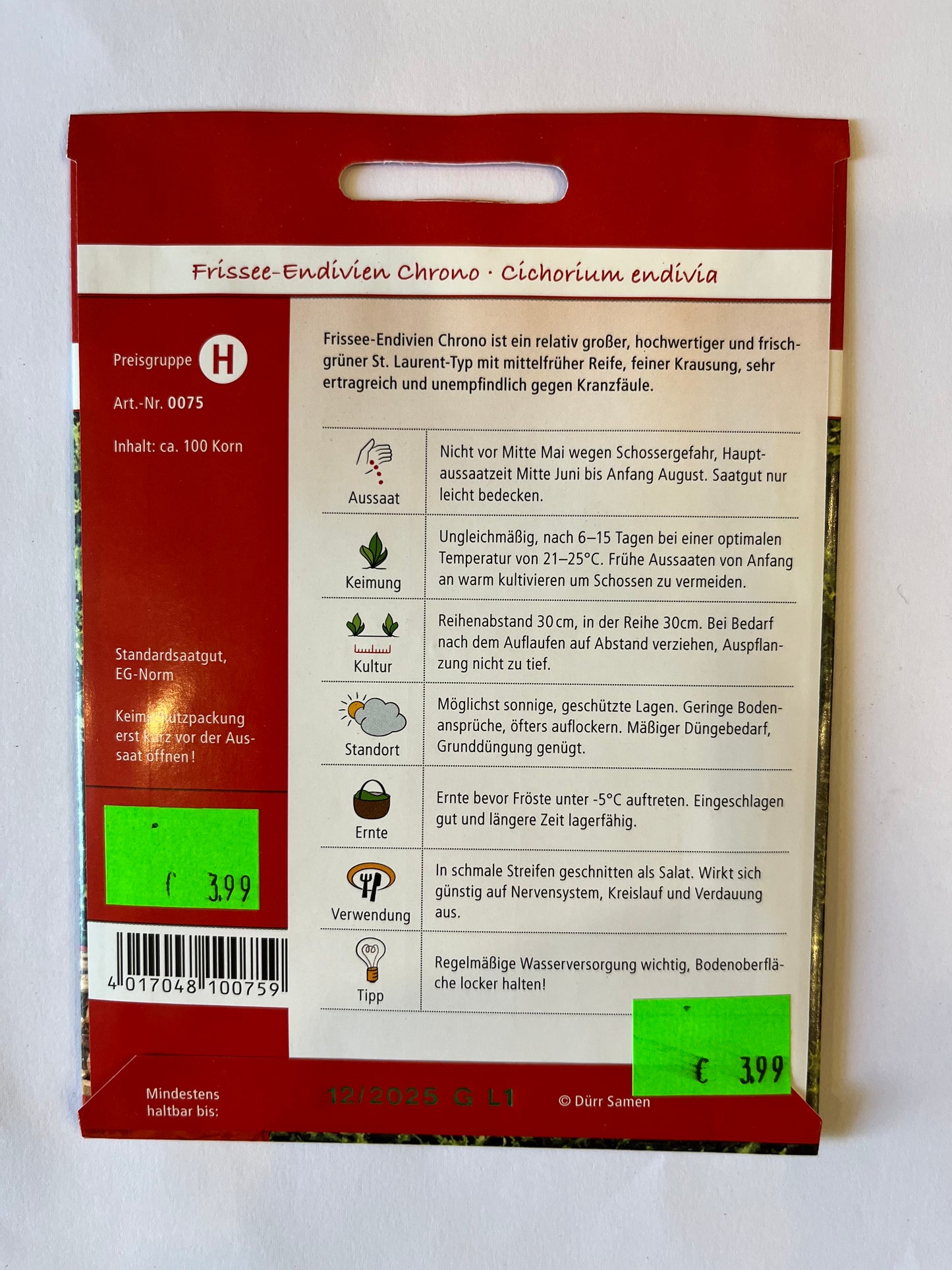 Großer-Endivien Chrono