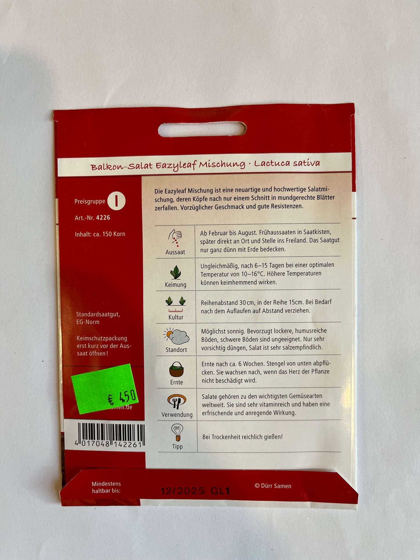 Balkonsalat Eazyleaf Mischung