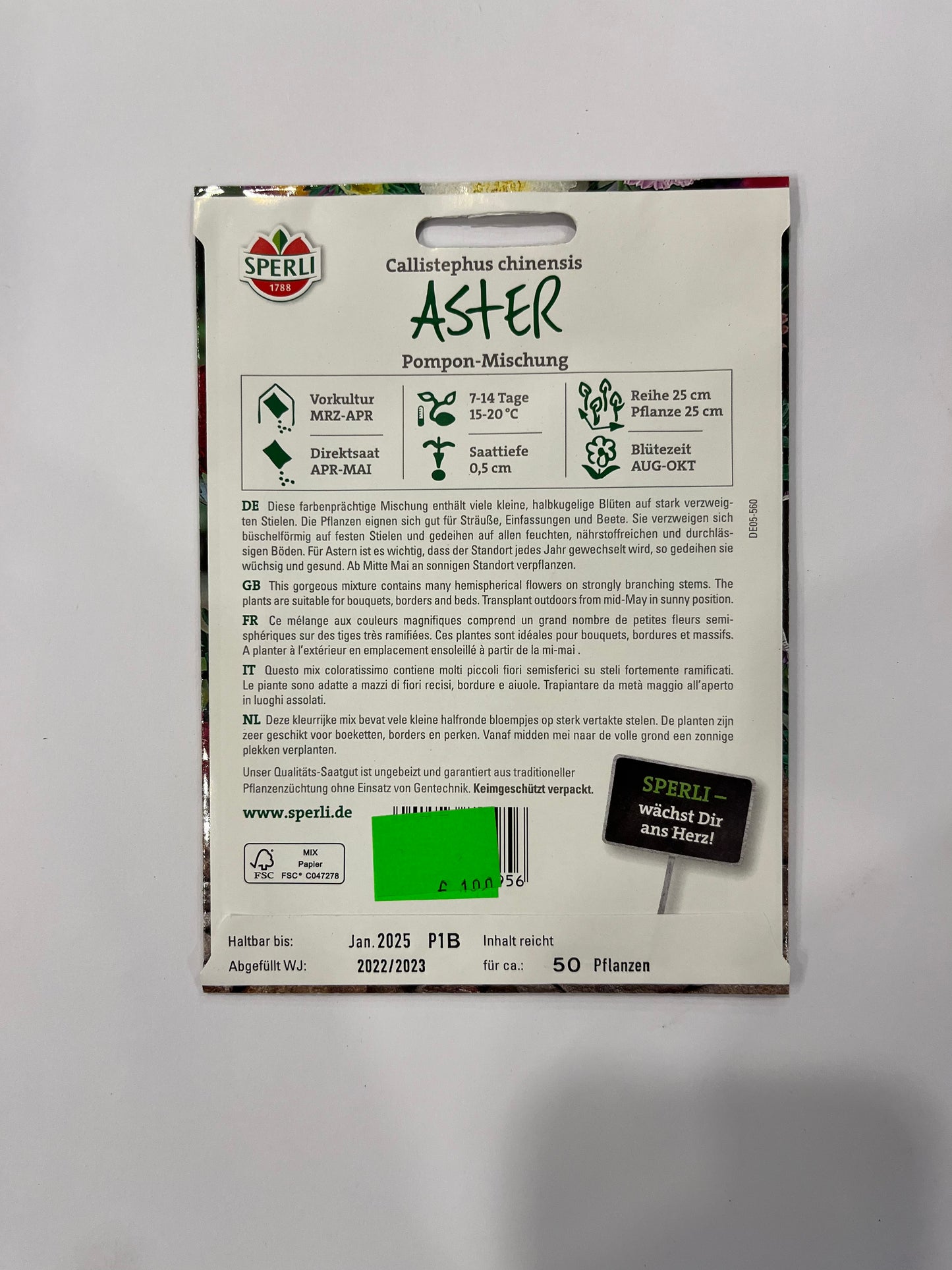 Astern Pompon- Mischung