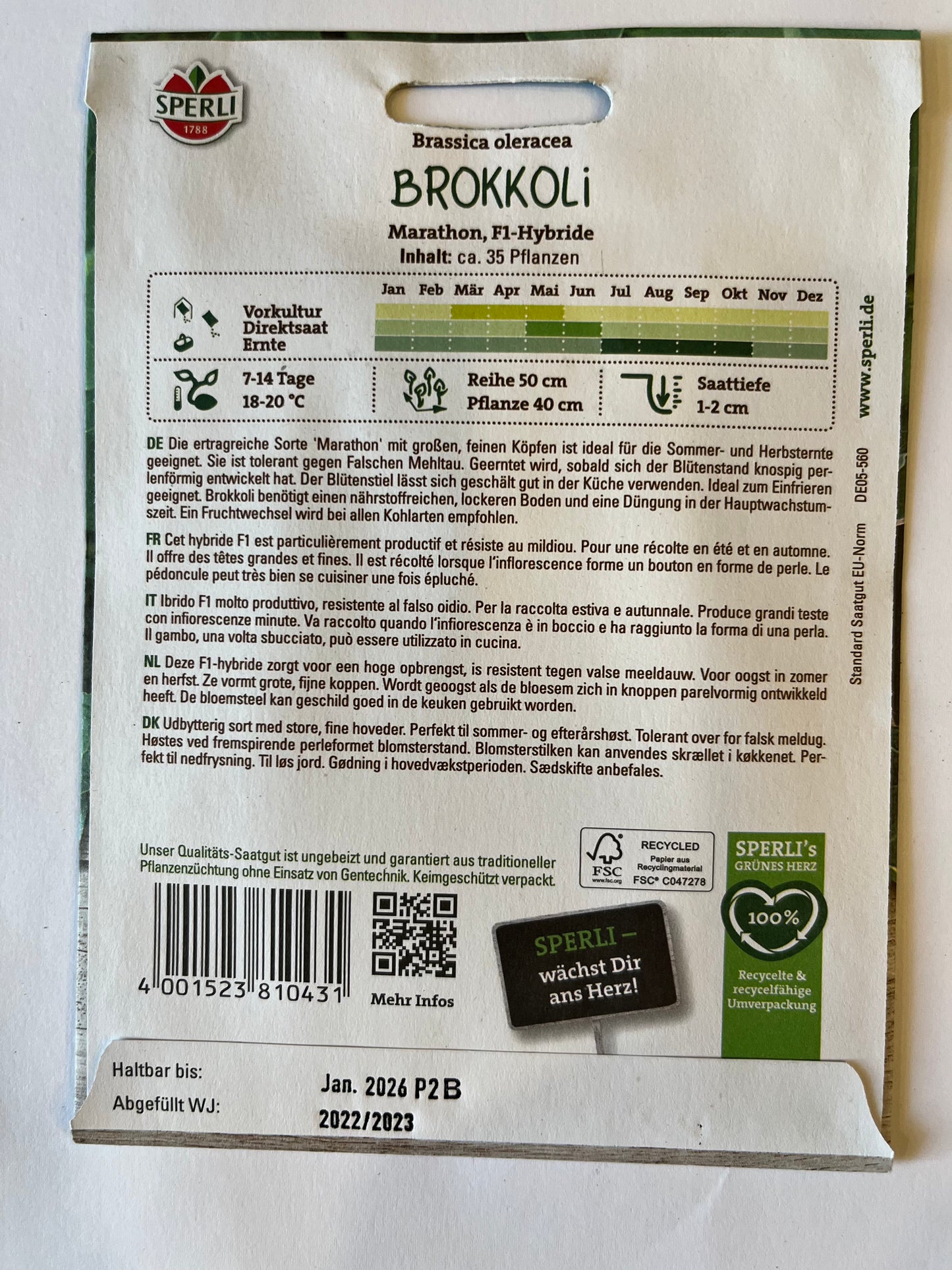 Brokkoli F1-Hybride