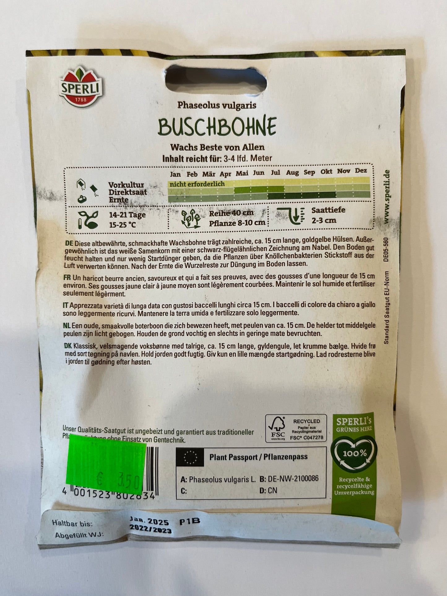 Buschbohne Wachs Beste von Allen