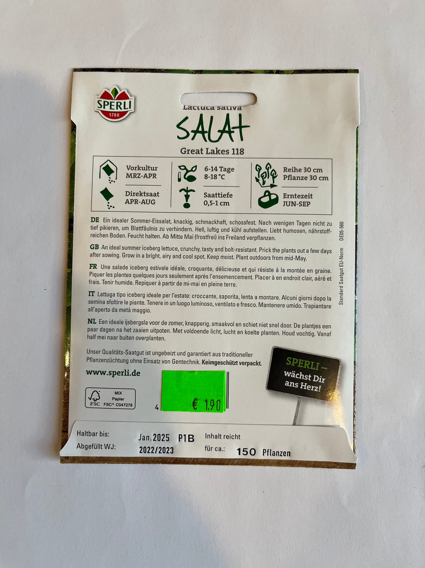 Eissalat Great Lakes