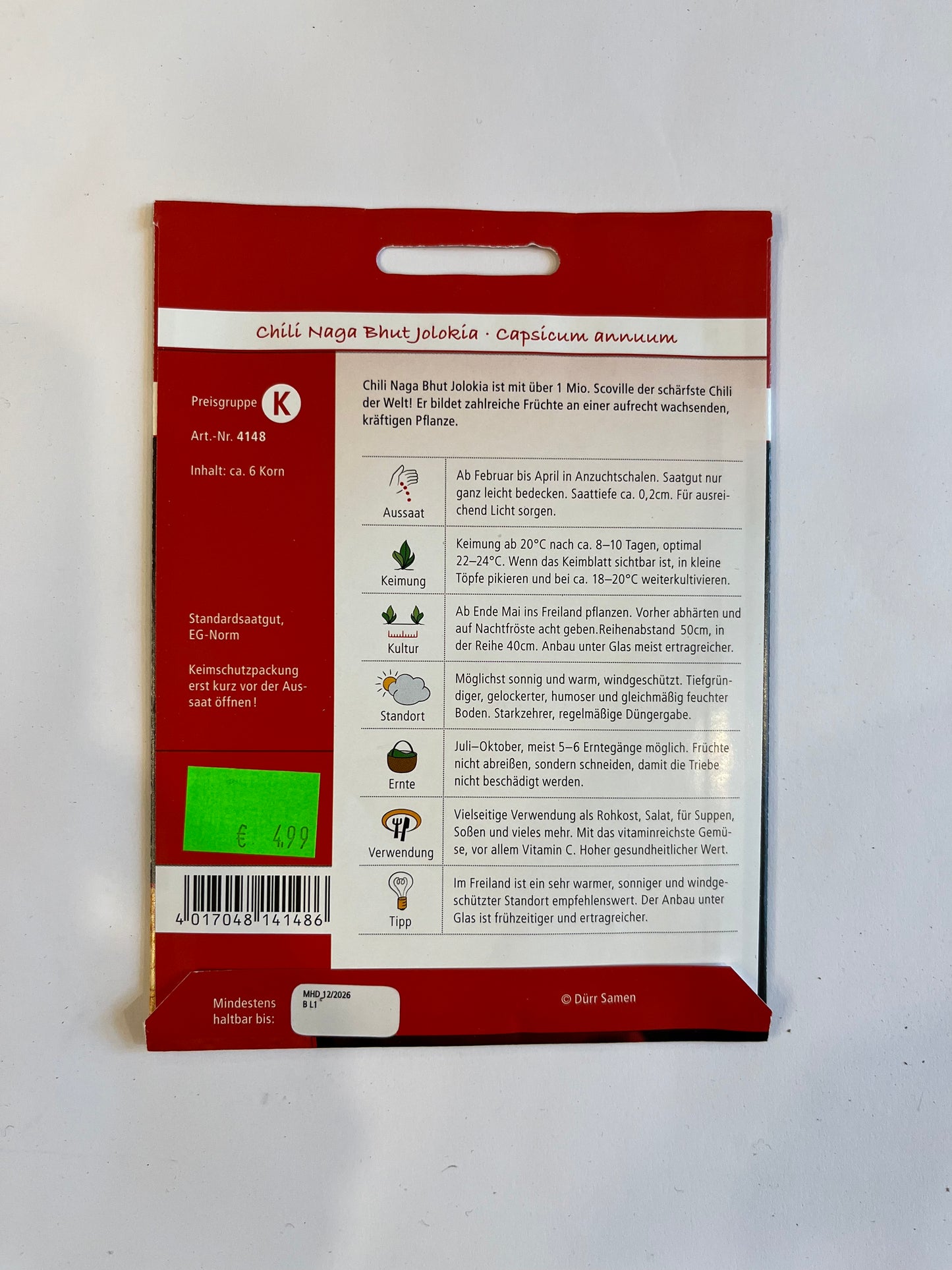 Chili Nags Bhut Jolokia