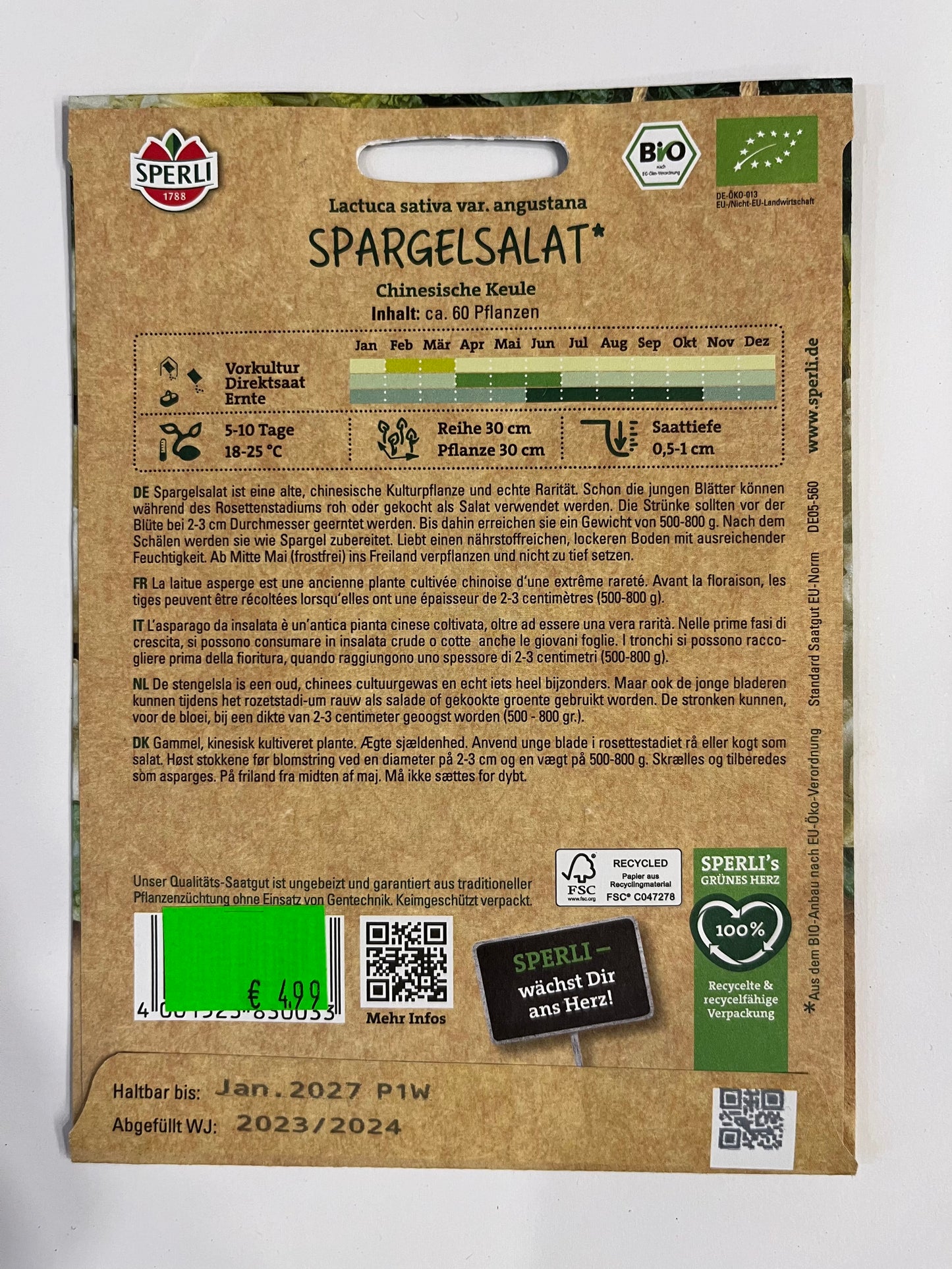 Spargelsalat Chinesische Keule