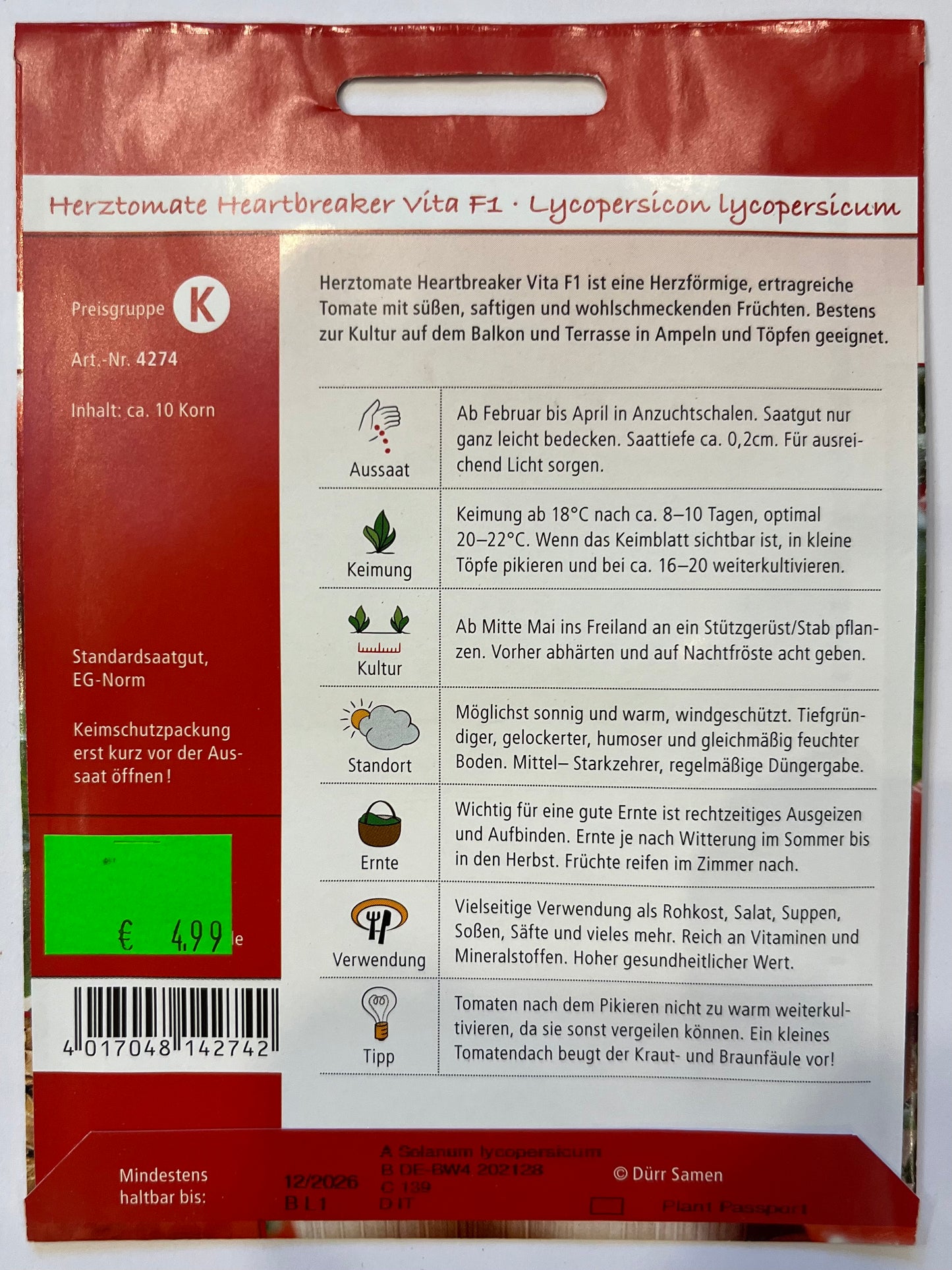 Herztomate Heartbreaker Vita F1