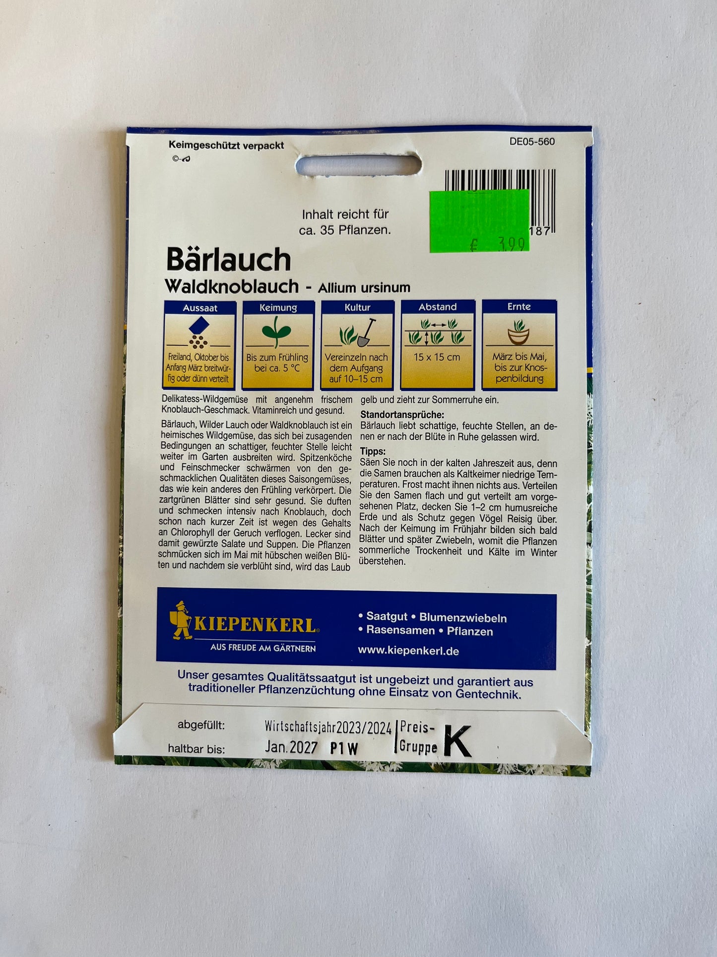Bärlauch ( Waldknoblauch)