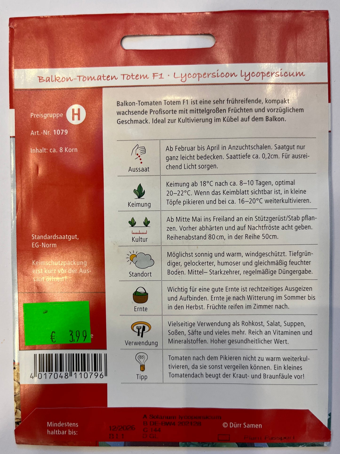 Balkontomate Totem F1