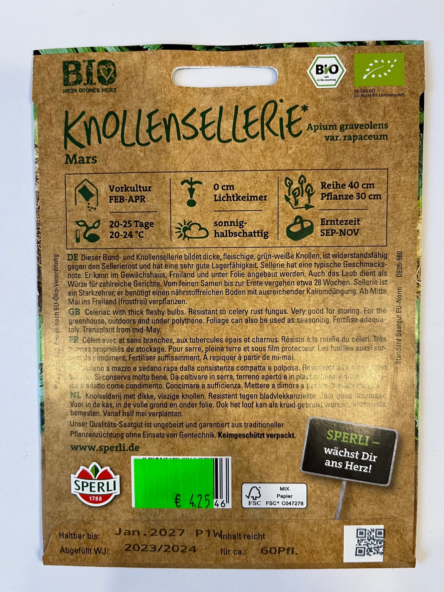 Sellerie Knollensellerie Mars