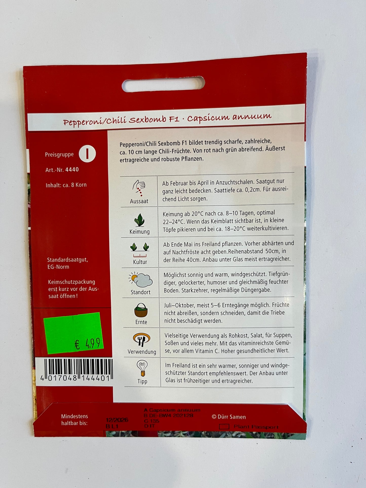 Chili Sexbomb F1-Hybride