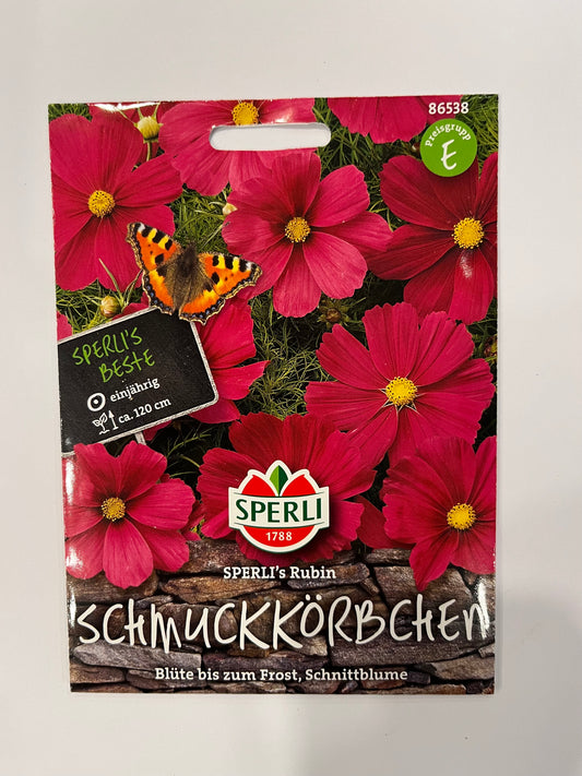 Cosmea Schmuckkörbchen Sperli‘s Rubin