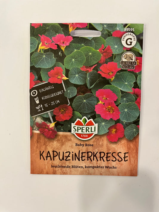 Kapuzinerkresse Baby Rose