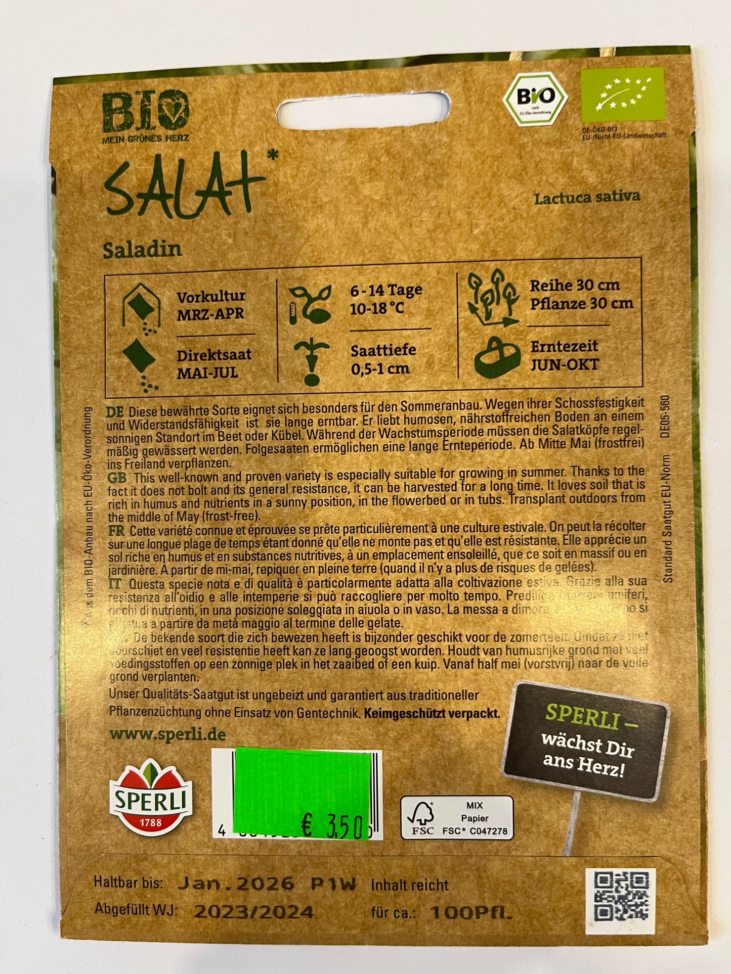 Salat Eissalat Saladin