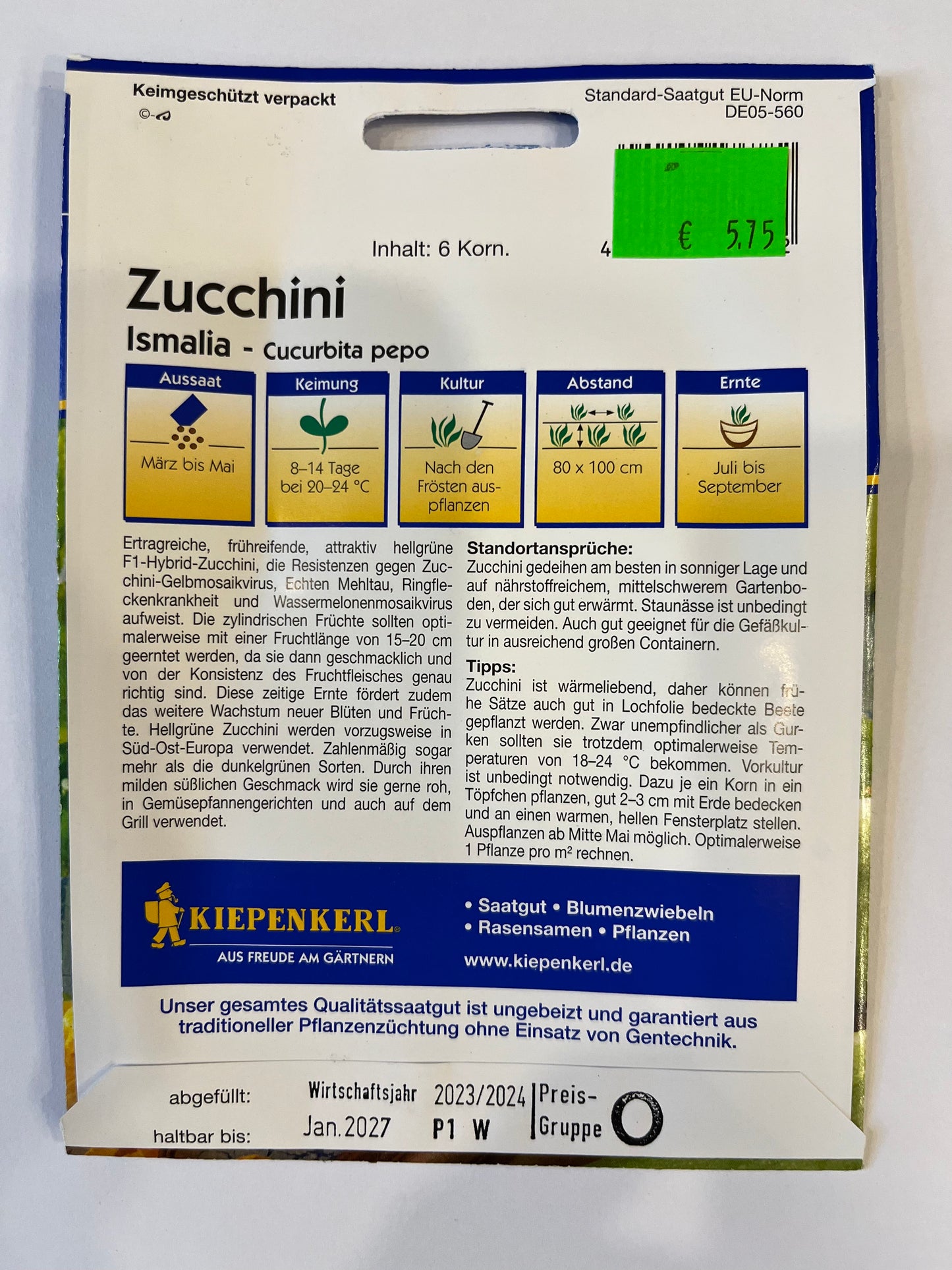 Zucchini Ismalia