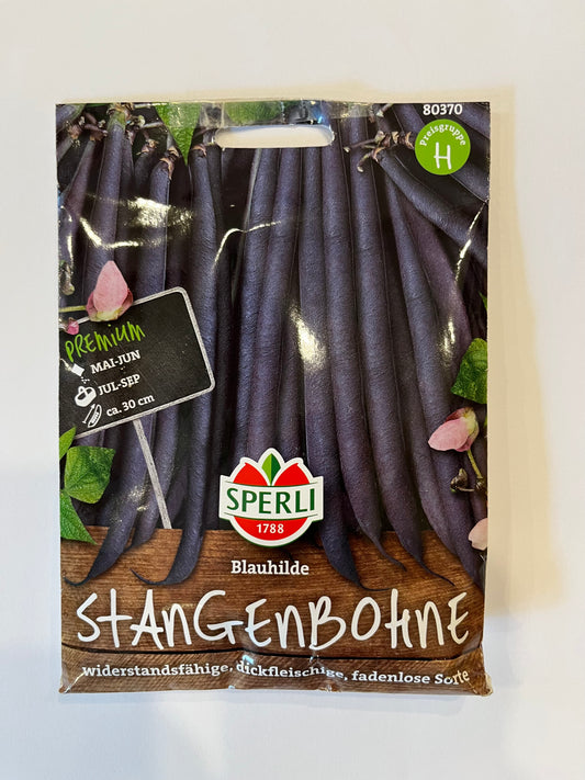 Stangenbohne Blauhilde
