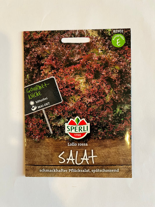 Pflücksalat Lollo Rossa
