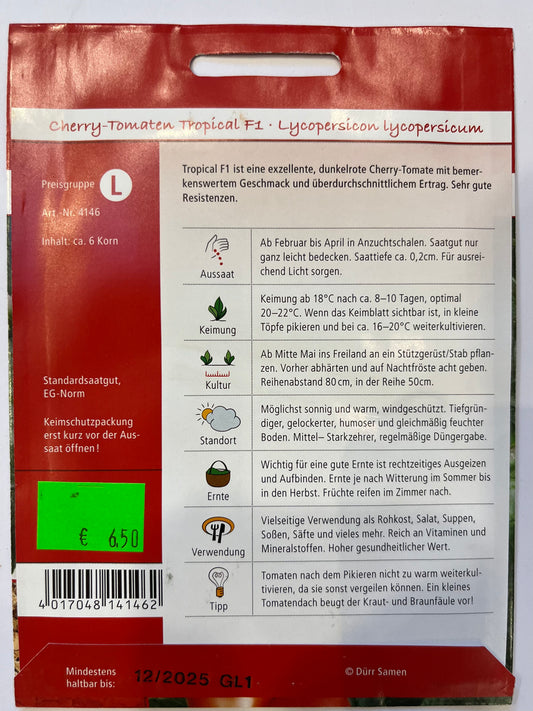Cherry-Tomaten Tropical F1