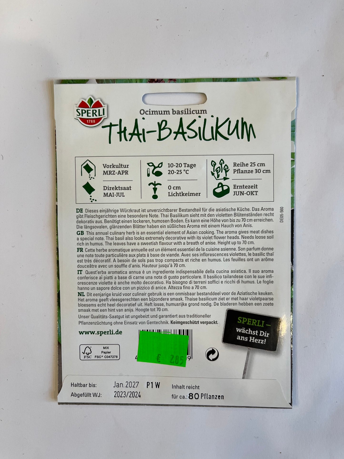 Thai- Basilikum
