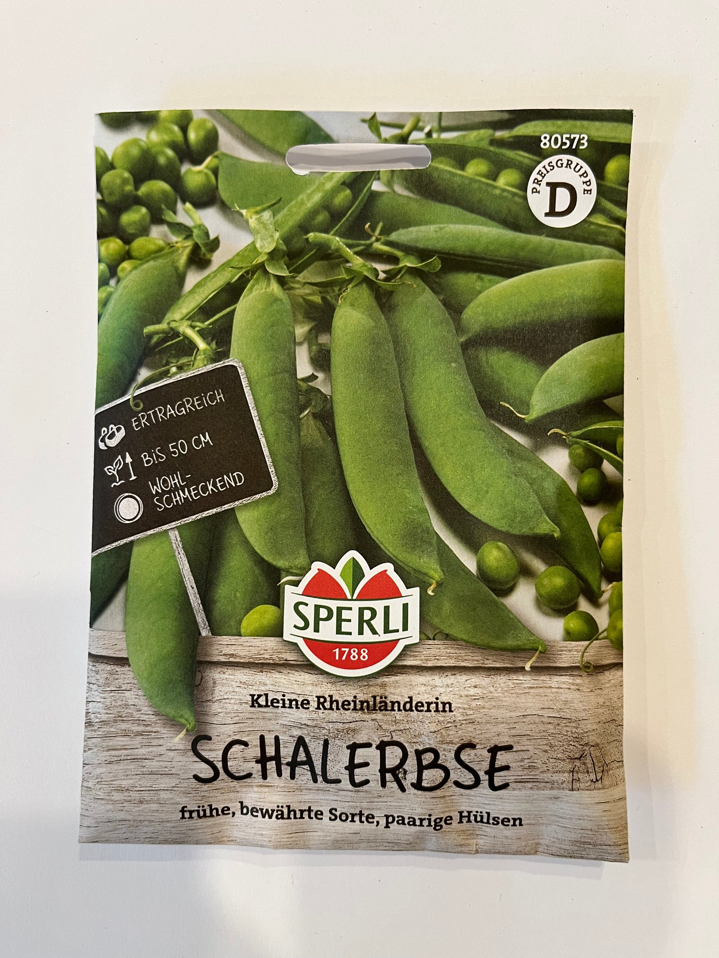 Erbse Schalerbse Kleine Rheinländerin